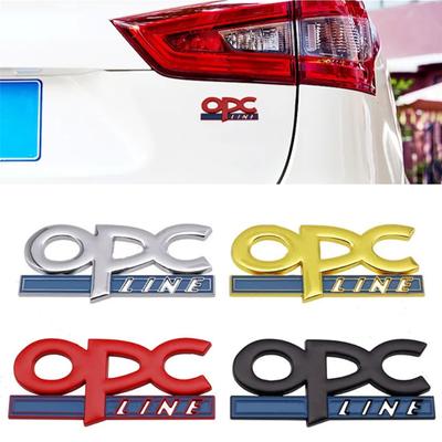 3D Metall OPC Line Auto Heckklappe Kofferraum Emblem Abzeichen Aufkleber Aufkleber Zubehör für Insignia Corsa E Astra HJD Zafira Vectra