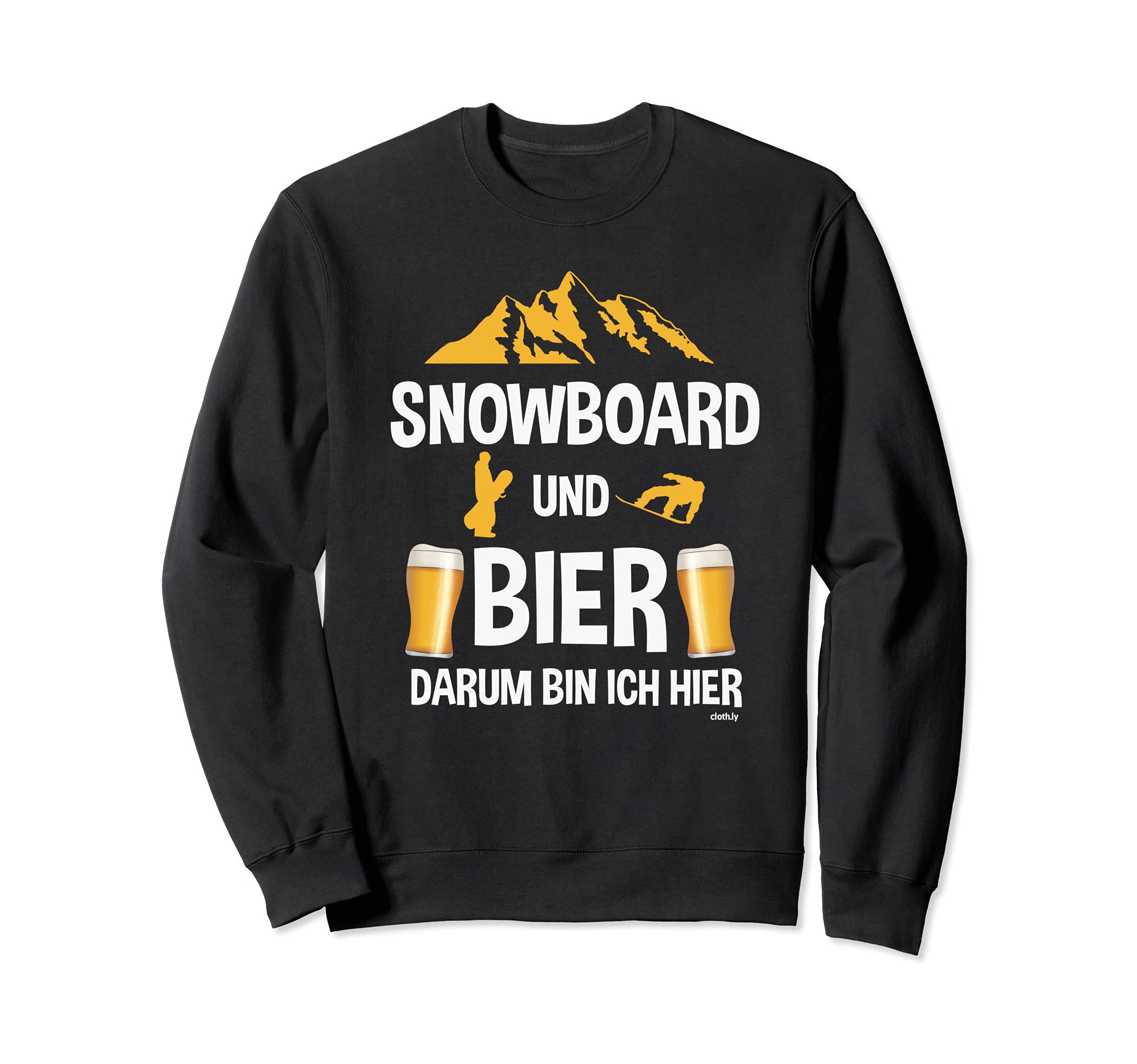 

Snowboard Beer Snowboard Snowboard Apres Ski Party Sweatshirt чёрный
