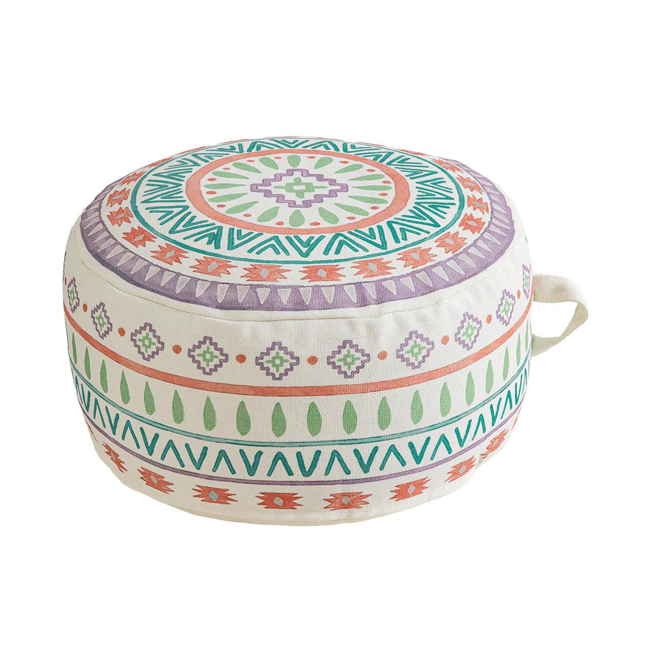 

45X45X20CM Meditation Cushion Cover Homestay Tatami Moroccan Pouf Cover Unstuffed Ottoman Cotton Footstool Futon Home Decor
