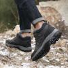 Winter Men's Boots Warm Men's Snow Boots Leather Waterproof Men Sneakers Outdoor Men Hiking Boots Work Shoes