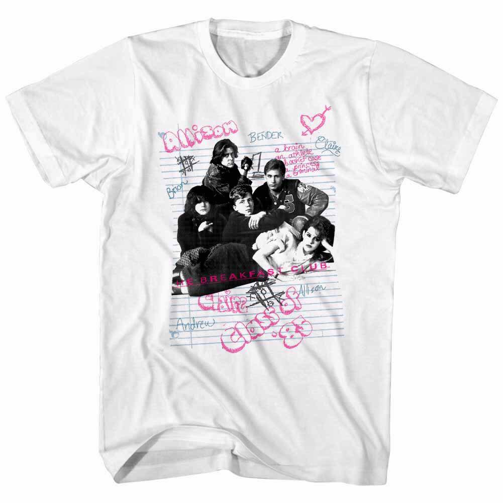 Breakfast Club Notebook Doodles Men T Shirt XXXL