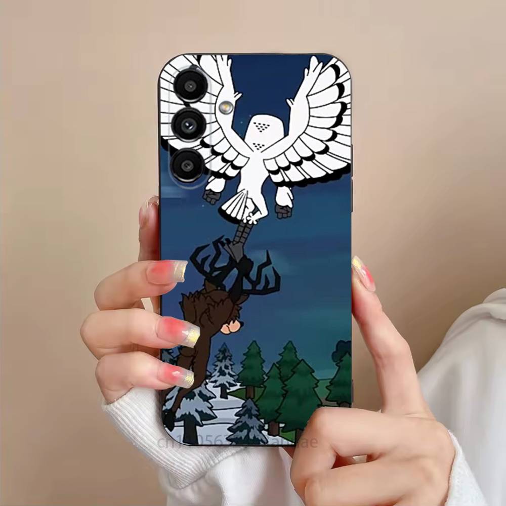 99 N-Nights In the F-Forest Deer Custom Phone Case For Samsung S25,24,23,22,21,S20,Ultra,Plus,FE Black Soft Cover