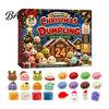 Festive Room Decor for Holiday Season Christmas Advent Calendar with 24Pcs Squeeze Dumplings, Soft Sensory Fidget Toy Set Boys Girls Toys Kids Adults,