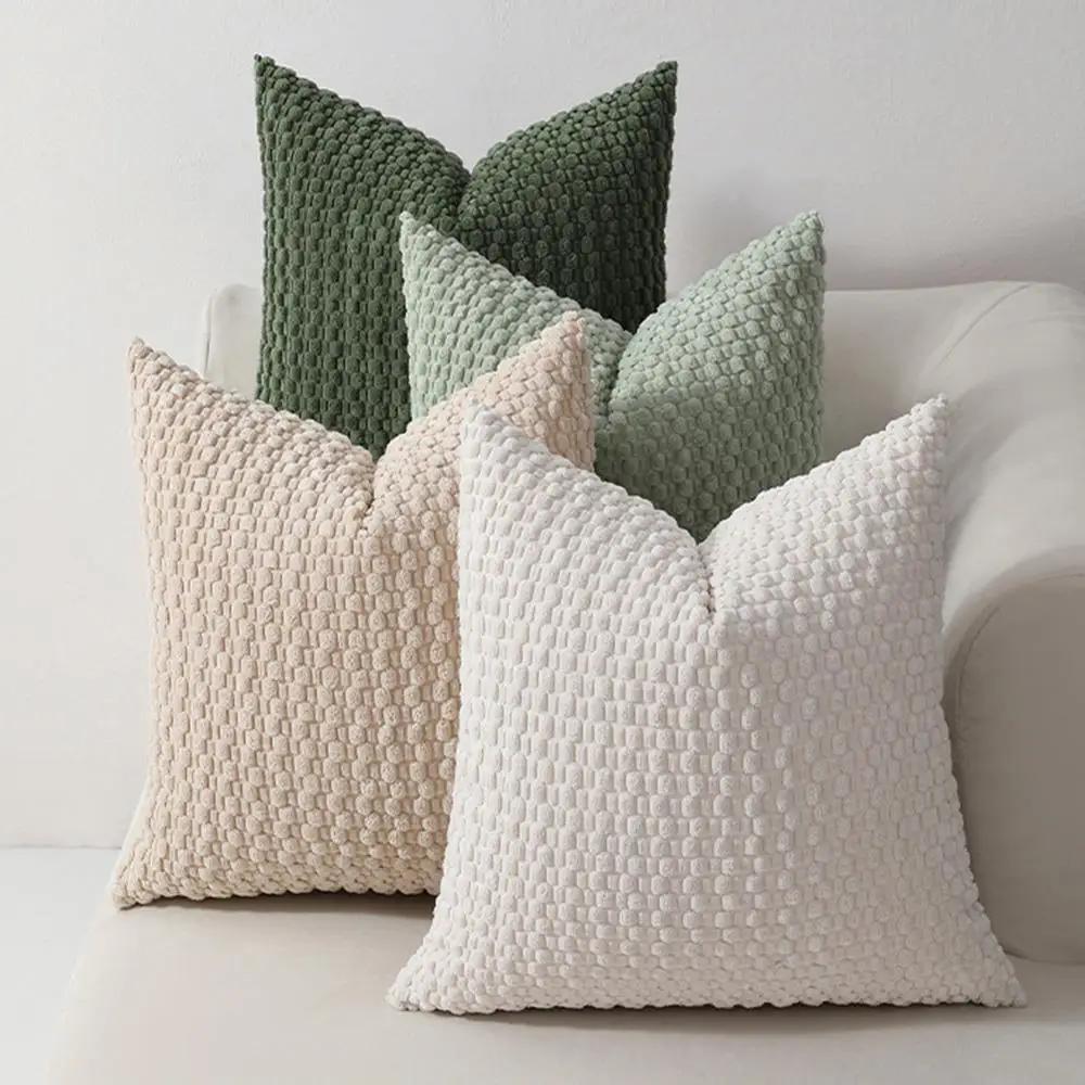 1pc Corduroy Pillowcase Throw Pillow Cover Home Textile Pillowslip Home Decor Square Luxury Decorative Retro Modern Pillow Cases