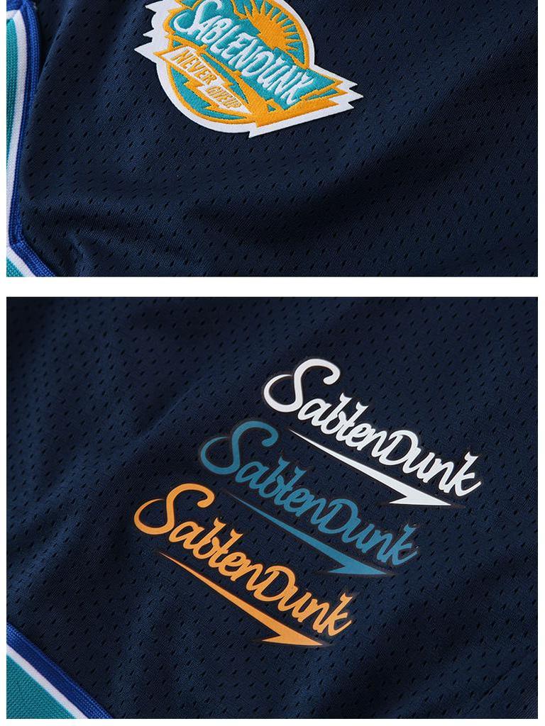 Unisex Summer Double-Layer Mesh Basketball Shorts: Loose, Breathable, Casual Retro Sportswear