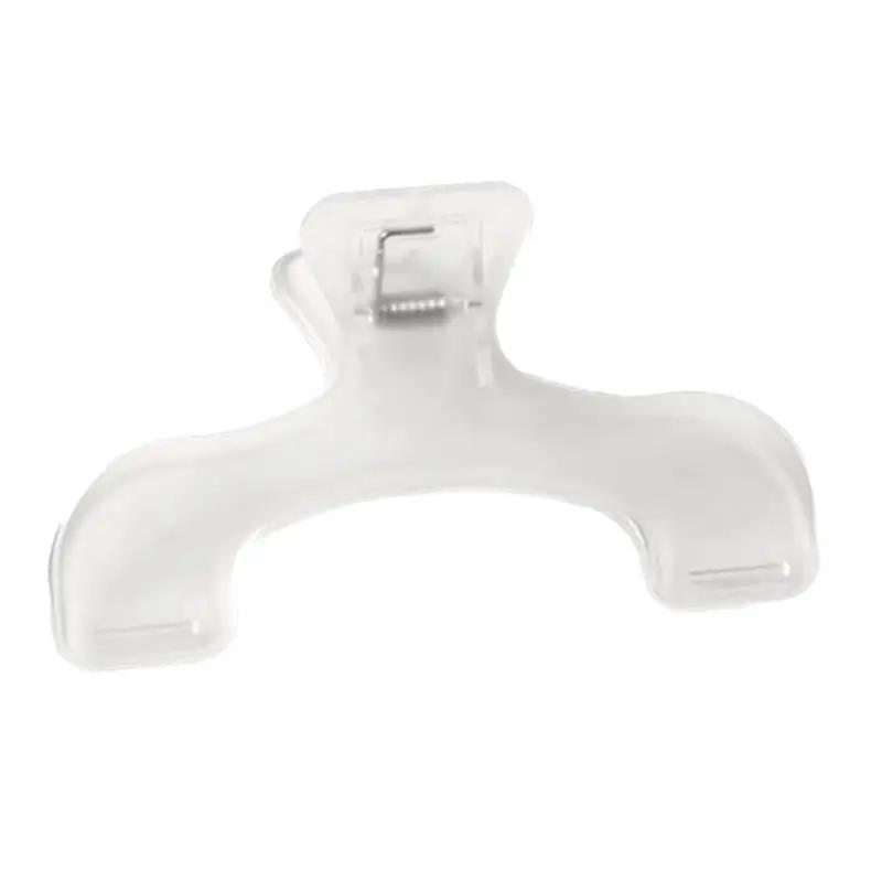 Transparent Plastic Book Clip: Simple Reading Aid, Fixed Book Holder, Creative Bookmark & Practical Note Holder for Bookstore