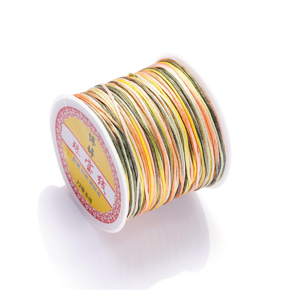 30M/Rolle 0,8mm Nylonfaden Schnur Chinesische Knoten Quasten Schnur Armband Geflochtene Schnur für DIY Schmuckherstellung Zubehör Zubehör