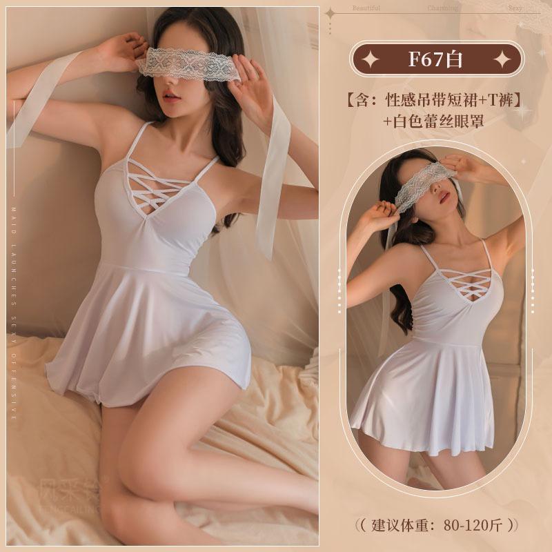 Style bell large size erotic underwear temptation bed sexy passion pure desire nightdress suspender skirt pajamas stimulate temptation