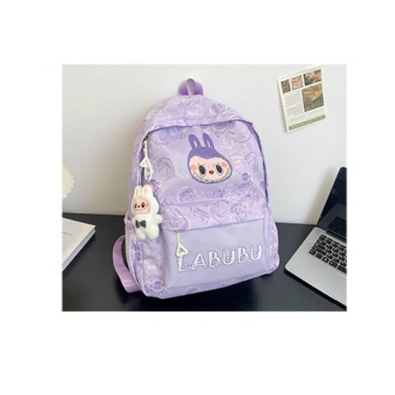 Pattern Highcapacity Cartoon Nylon Backpack Print Designs Girl Student Bag
