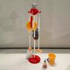 Cartoon Mini Kinder Reinigungszubehör Set - Simulationsbesen Wischmopp Eimer Werkzeuge Set, Hausarbeit Rollenspiel Spielhaus Spielzeug für Kinder