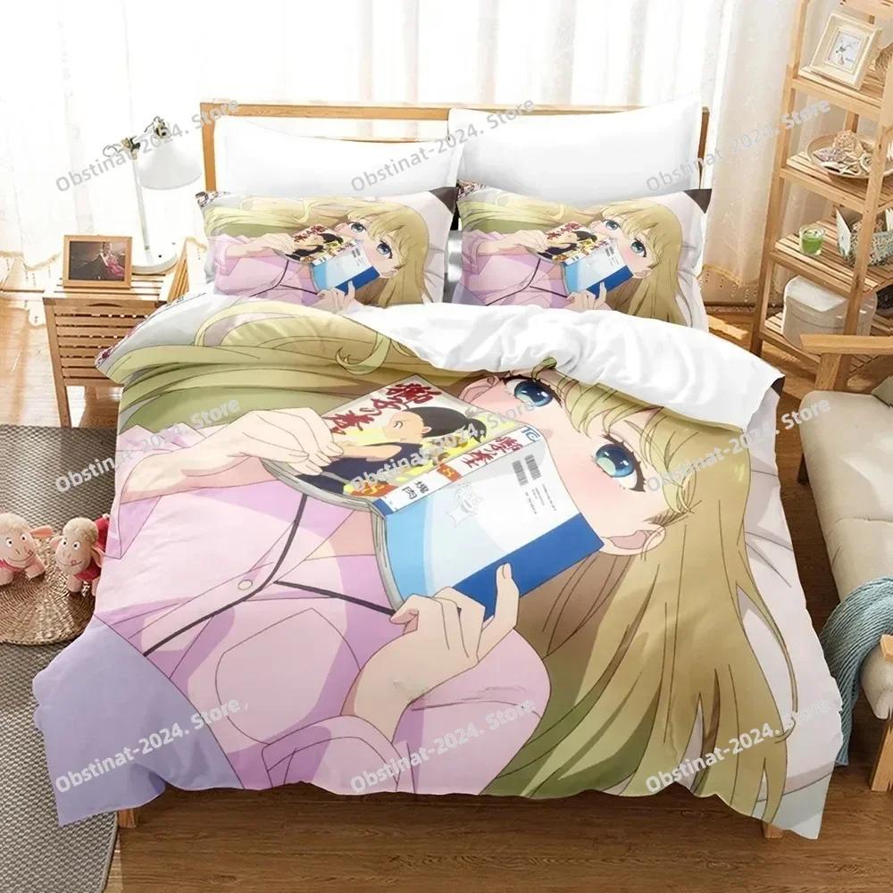 Fashion Anime A Galaxy Next Door Bedding Set Printed Bed Set With Pillowcase Bed Duvet Cover Single Double Queen Super King Size