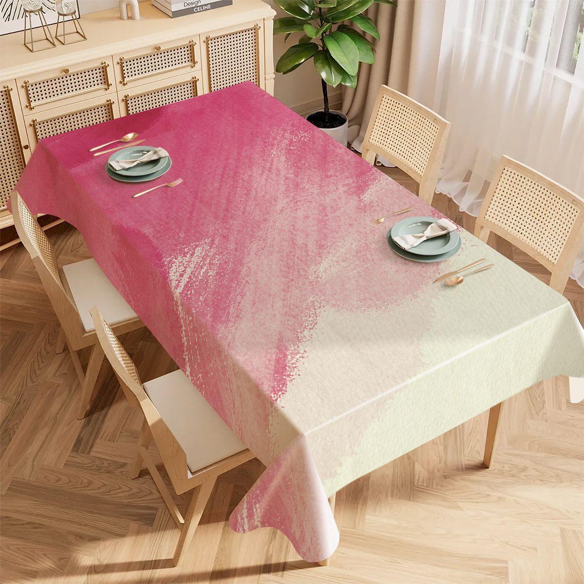

Modern Watercolor Style Table Pad PVC Environmentally Friendly Material Desk Mat Waterproof Oil Resistant Washable Tablecloths tablecloth 40X60CM