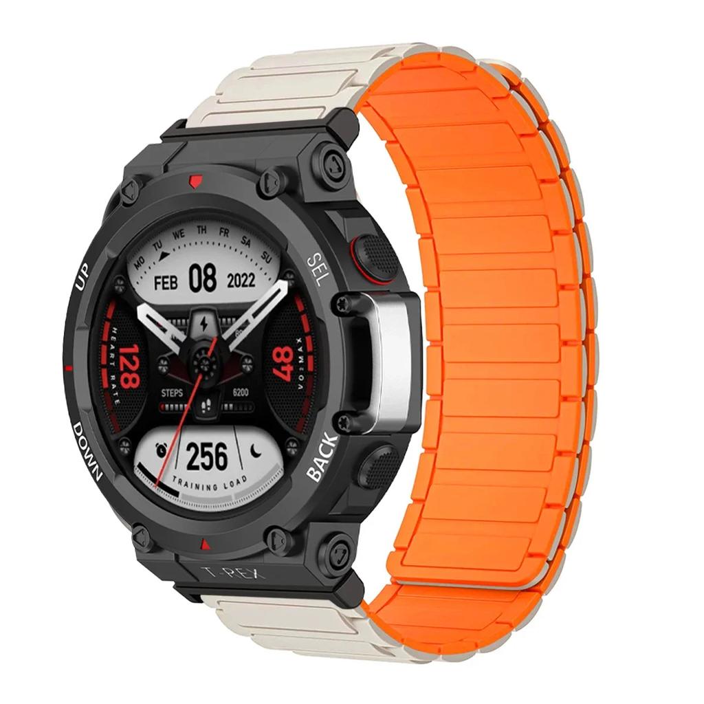 Sports Silicone Strap For Huami Amazfit T-Rex 3 Magnetic Bracelet Loop Wristband For Amazfit T-Rex 2 1 Smart Watch Correa Belt