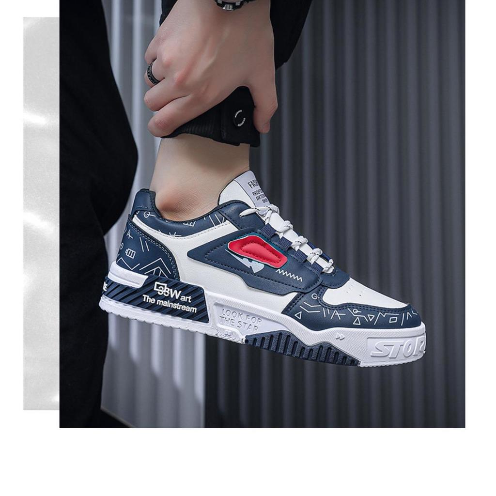 Men's Board Shoes Students Sports Casual Shoes, Men Korean Fashion Men's Shoes Trend Single Shoes