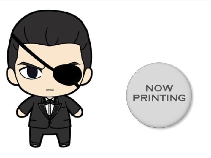 Yakuza 0 Plush Toy Badge Set Goro Majima &