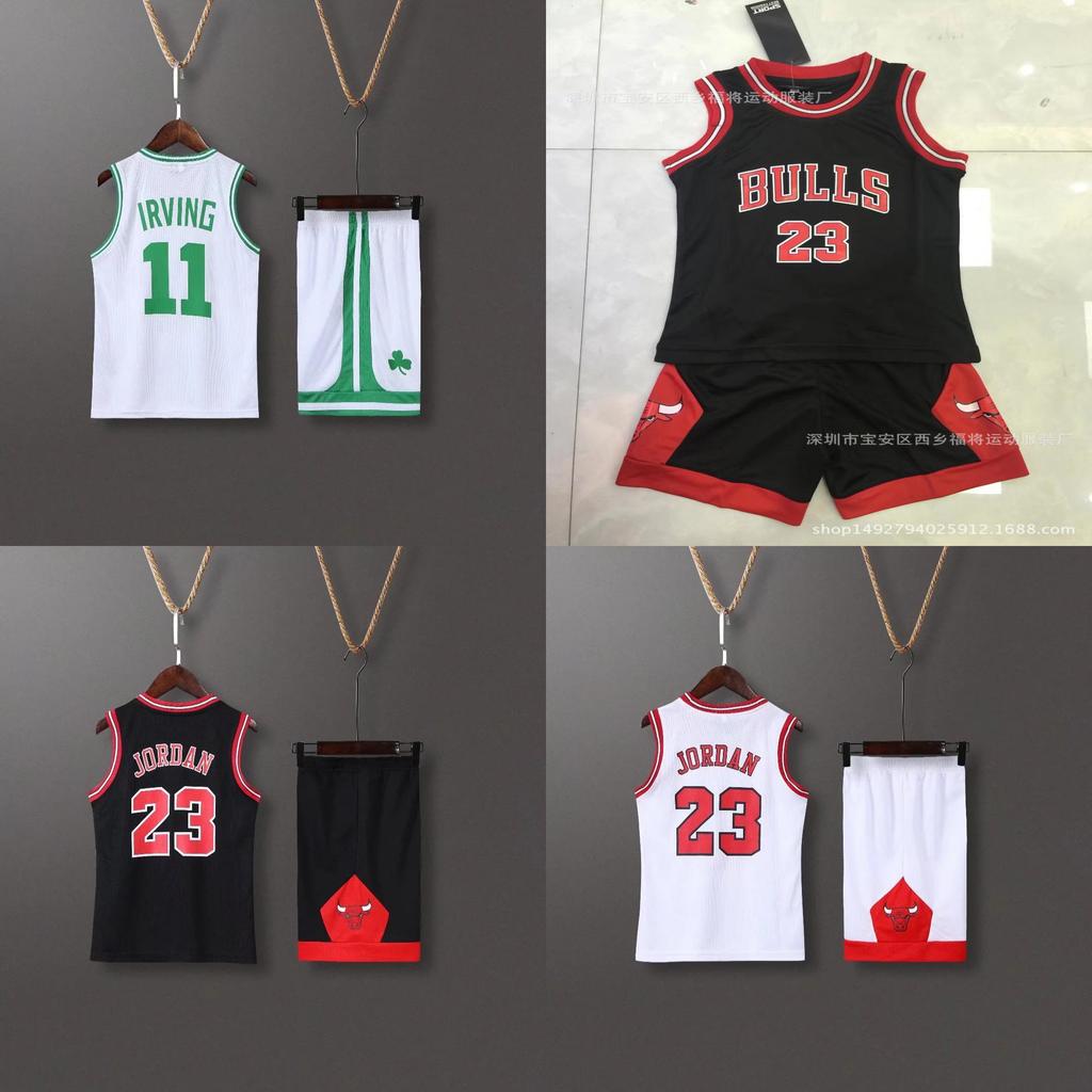Kyrie Irving Basketball Jersey Set For Kids With Polyester Fabric For Sports And Fitness
