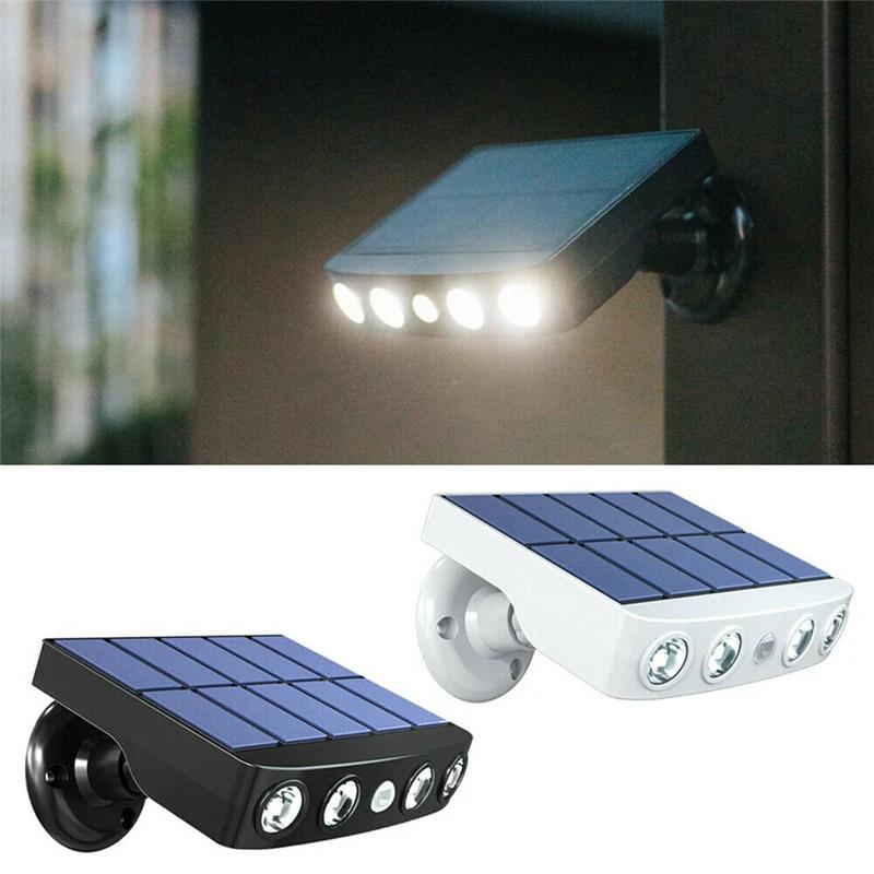 Motion Sensor Wall Lamp Solar LED Light Outdoor Street Lamp Waterproof Solar Powered Flood Light Led for Garden Courtyard