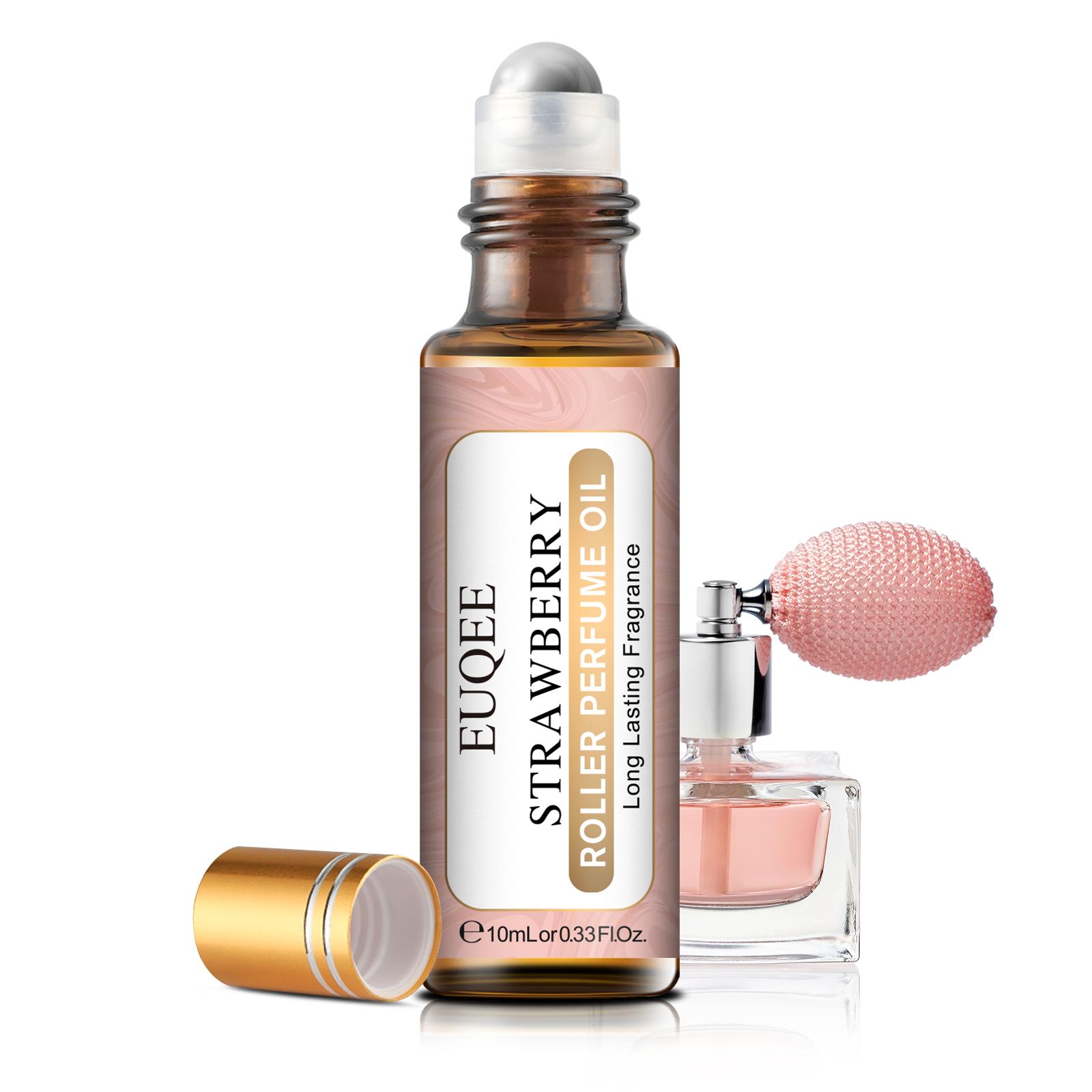 

5 шт. роликовое парфюмерное масло EUQEE для увлажнителя, аромат D-Jadore Angle, фрезия, кокос и ваниль, цветочное эфирное масло для диффузора, духи «сделай сам» 5pcs-Strawberry