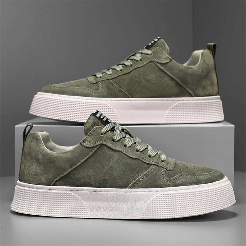 Men's Korean Style, Plus-Size Thick-Soled Casual Sneakers for Autumn