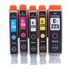 Ink Cartridge Colorful Smooth Output ABS Housing Replacement for PIXMA IX6520 IP4820 IP4920 5 Colors BK BK C M Y