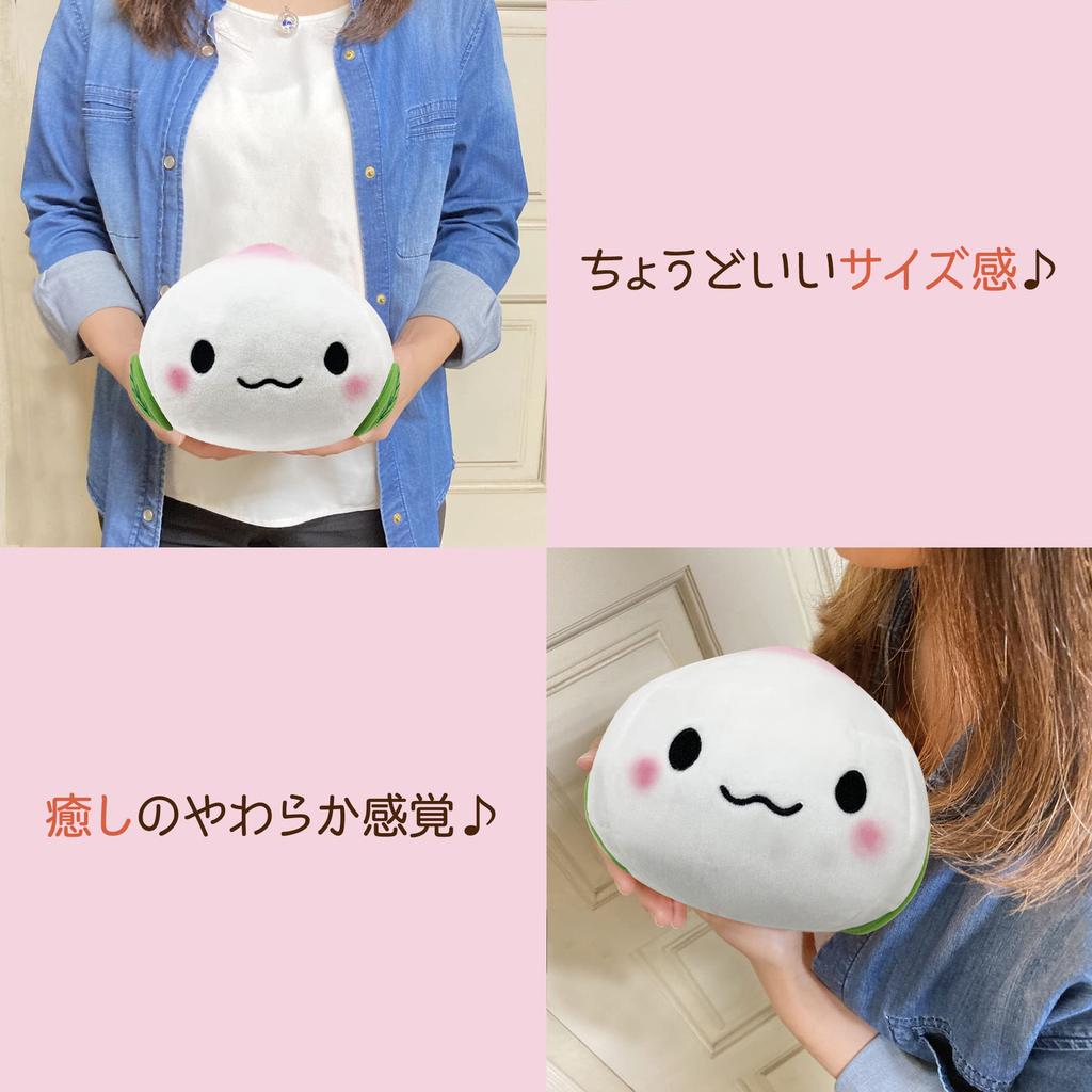 Cute Plush Mascot, Fluffy and Soft Cushion Toy, Soothing Gift, Figurine (Peach)