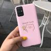 A51 A71 Case For Samsung Galaxy A51 4G Soft Touch Silicon Cover Shockproof Bumper Back Protector Bag for Samsung A 51 A 71 Coque