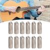 12 PZ Viti Sellette Ponte Metallo Argento Kit Ferramenta Ponte Chitarra Per Chitarra Elettrica