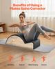 VEVOR Pilates Spine Corrector, Home Gym Yoga Pilates Accessory, Rubber Wood Fitness Training Tool, Arc Fitness Body Workout Equipment