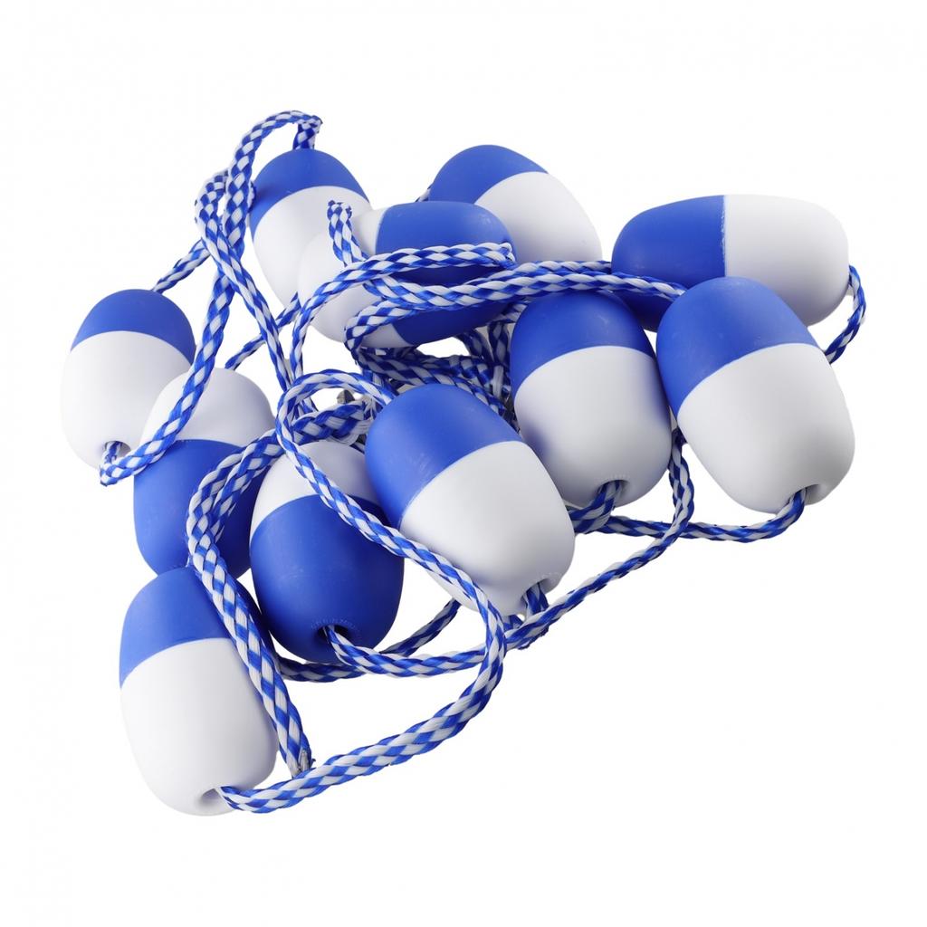 One-time Forming Design Safety Rope Swim Lane Line White And Blue