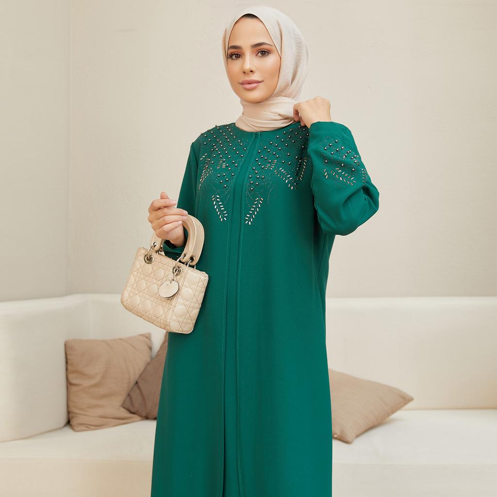 Rochie de Seara Başak Marime Mari Femei Islamic Musulman Abaya Invitatie Nunta Mama Hijab Purtare