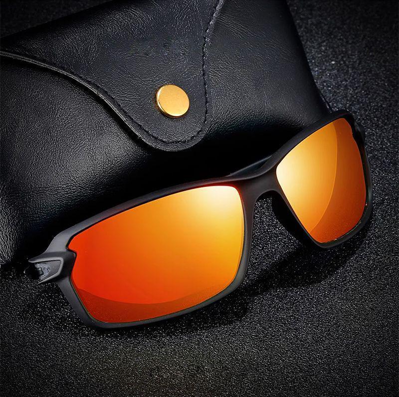 Men's Stylish HD Sunglasses - Colorful, Anti-Glare & UV Protection