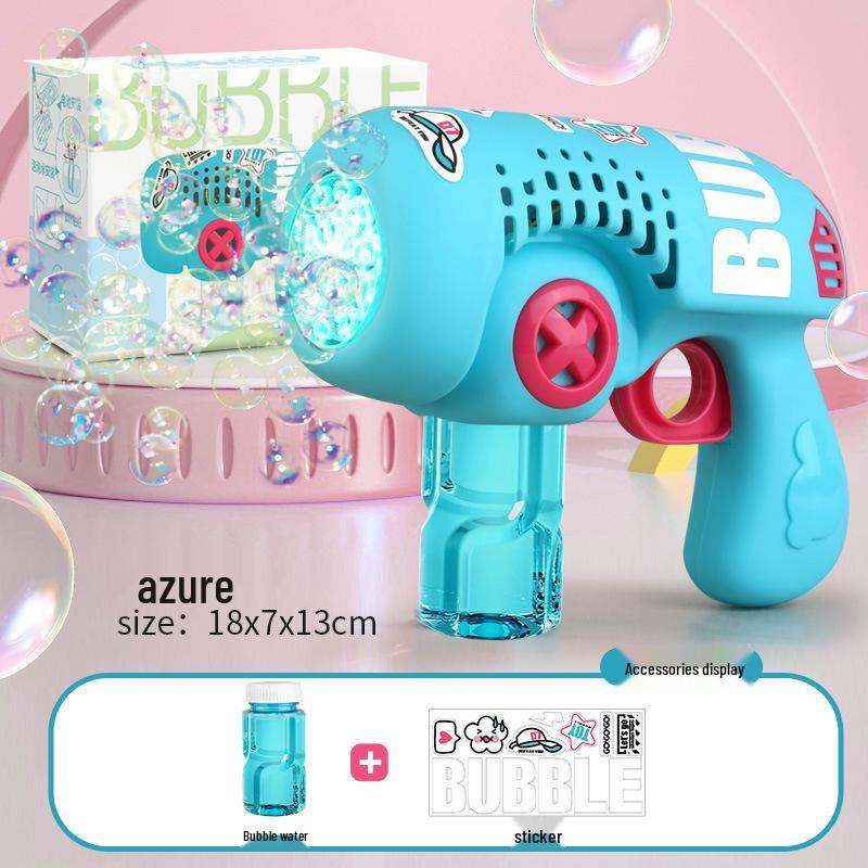 Gatling Bubble Gun: Automatic Electric Handheld Bubble Maker for Kids