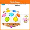 Finger Hedgehog Stress Relief Bubble Popper Wooden Toy For Kids And Adults