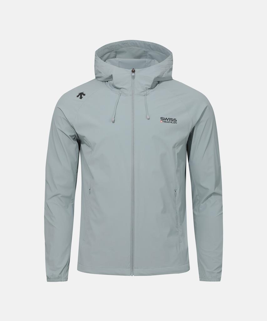 Descente Swiss Triathlon Cooling Jacket Grey Sr223Iwb41 (A Type)