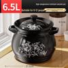 6.5L Ceramic Clay Soup Stew Pot