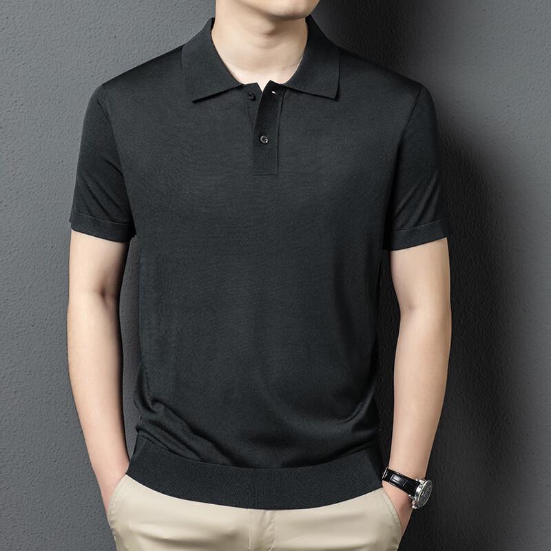 Yiliteng Men's Summer Business Casual Polo Shirt