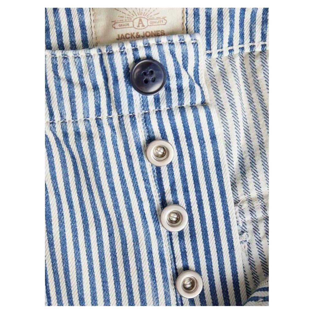 Jack And Jones Mens Striped Loose Fit Jeans
