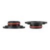 X Autohaux 2pcs 9005 HB3 LED Headlight Adapter Base Bulb Sockets Retainer Holder Universal for Car Black