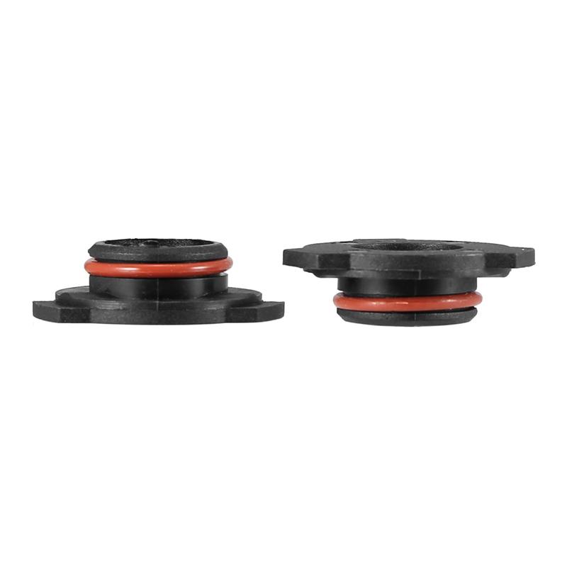 X Autohaux 2pcs 9005 HB3 LED Headlight Adapter Base Bulb Sockets Retainer Holder Universal for Car Black
