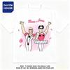 Summer Heavyweight Pure Round Neck Short Sleeve TShirts Printed Couple Matching Fun Quirky Design Unisexs Fashion Graphic Y2K
