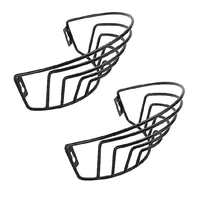 Набор из 2 штук Стойка для шляп Организаторы для бейсбольных кепок Черный металлический органайзер для шляп на стену 1 1700₽