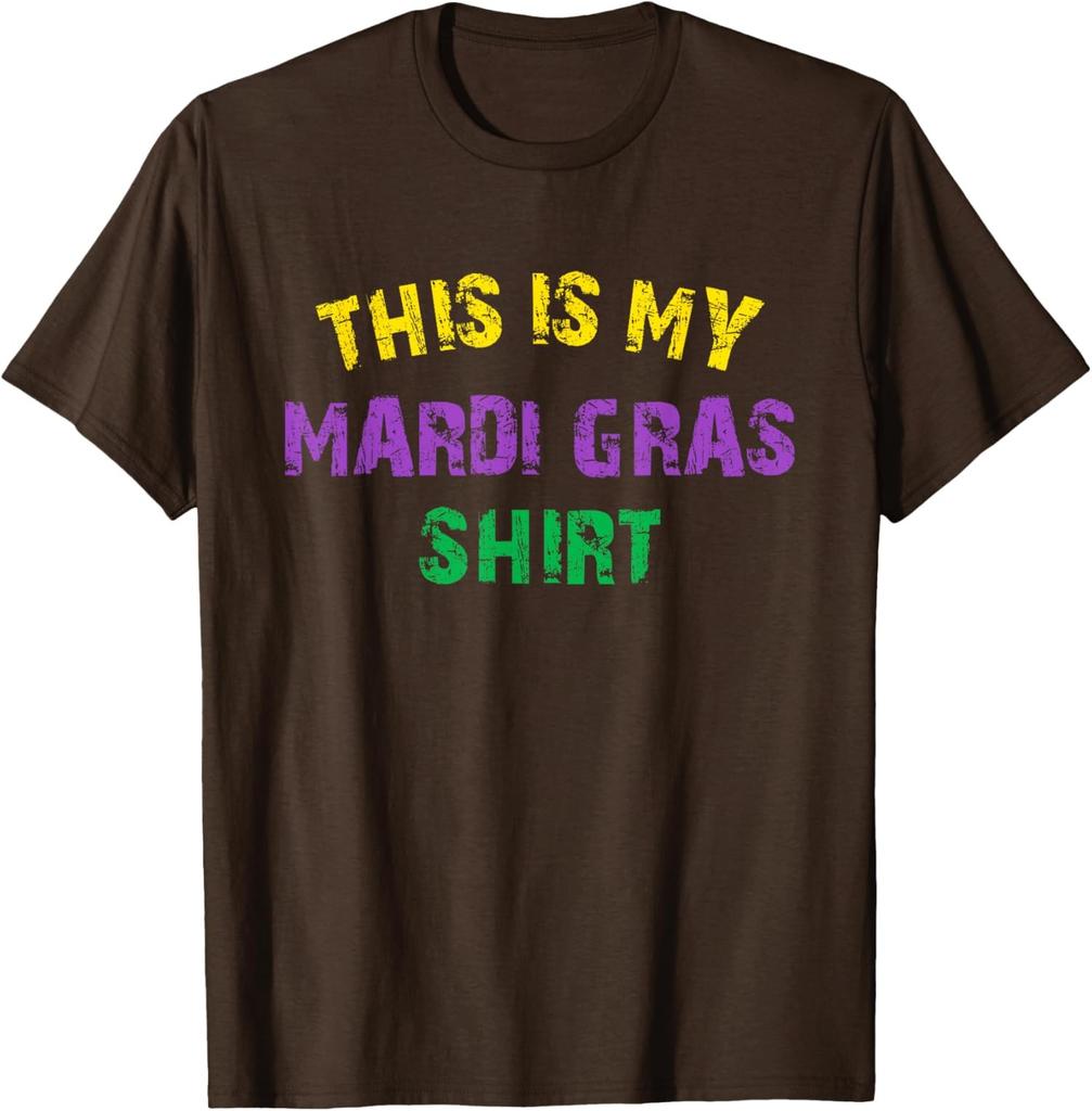 This Is My Mardi Gras Funny Outfit Design Funny Unisex T-Shirt