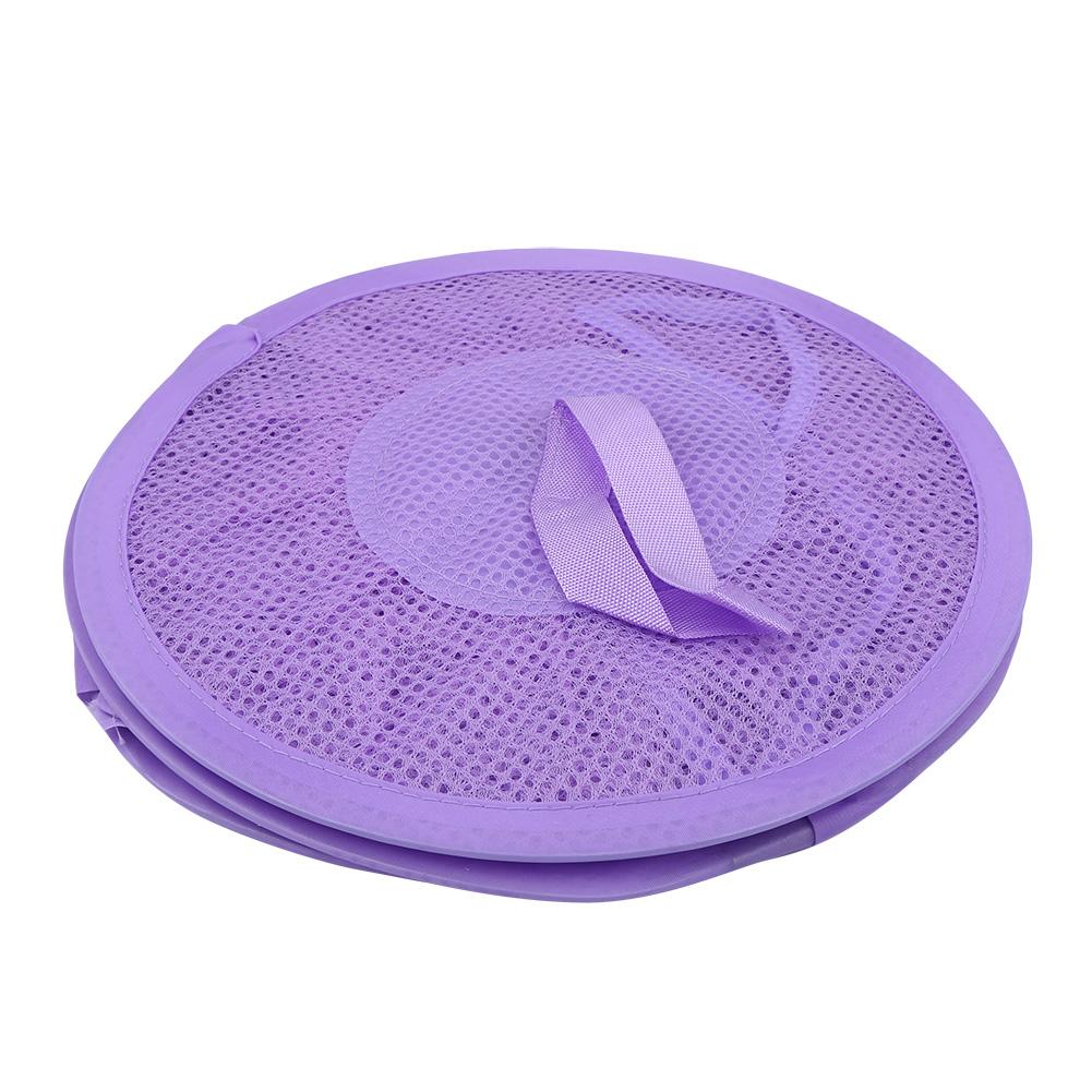 Multilayer Dry Rack Foldable Hanging Mesh Toy Storage Basket Underwear Organiser Cage Yellow