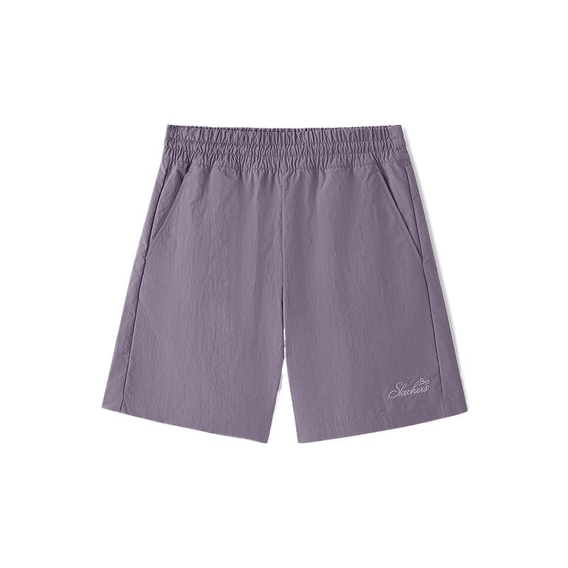 Skechers Woven Elastic Comfortable Casual Shorts Women shorts L126W034-03D1 S