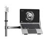 Laptop Stand with Adjustable Monitor Arm for Single/Dual Screens - Rotating and Lifting Functionality 