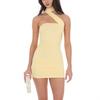 2026 New French Pure Desire Spicy Sexy Women's Clothing Sweet Spicy Style Neck Backless Skinny Hip Wrap Dress