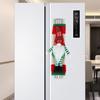 2pcs Creative Christmas Refrigerator Handle Cover Cartoon Cloth Faceless Doll Decoration  Kitchen