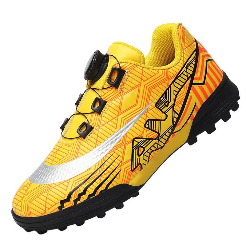 New Season Rotating Buckle Football Shoes for Kids - Breathable, Short Studs for Boys & Girls