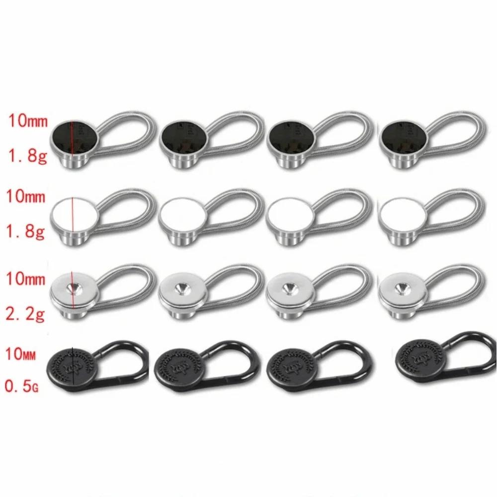 12/16/24/26 Pcs Button Style Button Extenders Strong Elasticity Easy Install Waist Extender Buttons Metal No Sew Extensions