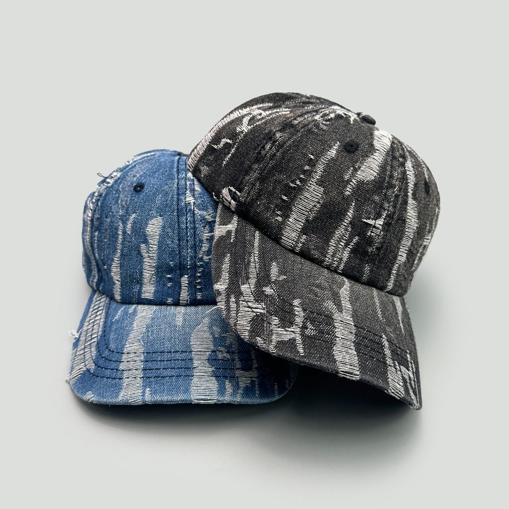 Street Mixed Color Tie-Dye Baseballkappe für Männer und Frauen Sonnenschutz Broken Wind Personalisierte Vielseitige Outdoor-Kappe